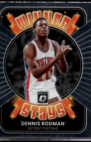 2021 Donruss Optic Winner Stays Chicago Bulls #6 Dennis Rodman