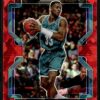 2021-22 Panini Prizm Alonzo Mourning Charlotte Hornets #270 Red Cracked Ice