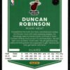 2021 Donruss Optic Miami Heat #89 Duncan Robinson