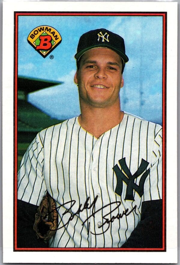 1989 Bowman New York Yankees #182 Bob Brower