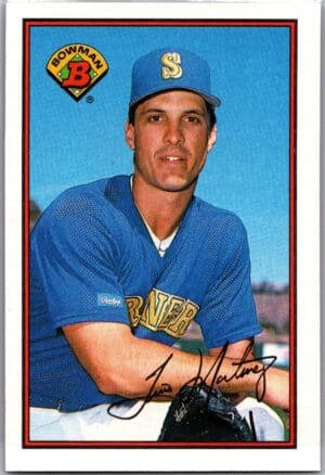 1989 Bowman Seattle Mariners #211 Tino Martinez RC Rookie