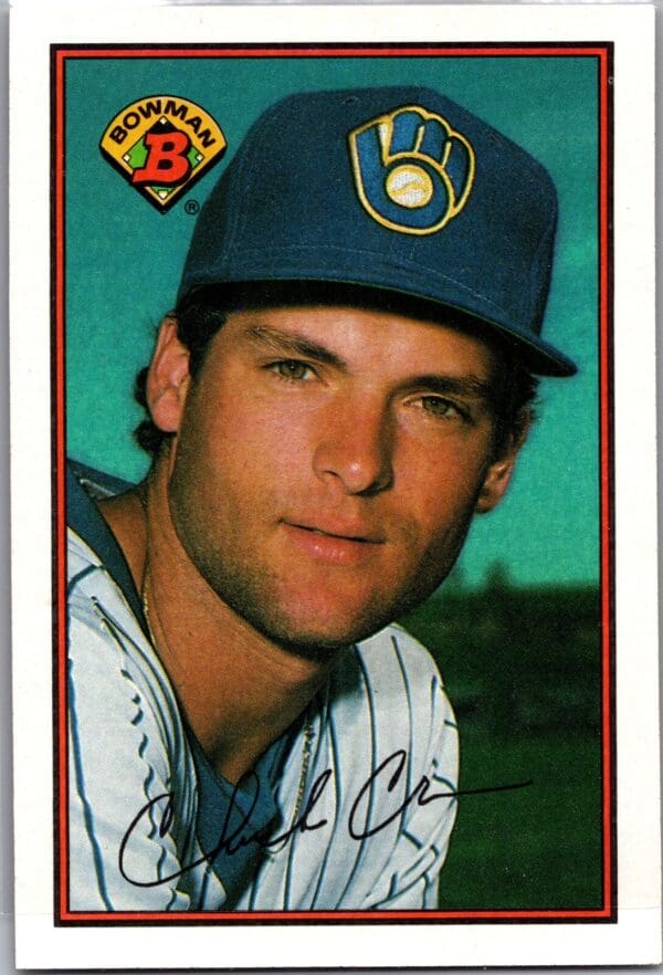 1989 Bowman Milwaukee Brewers #136 Chuck Crim