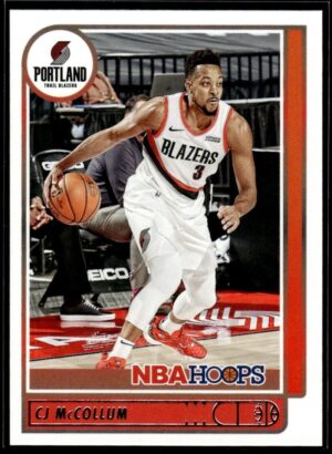 2021 NBA Hoops Portland Trail Blazers #81 CJ McCollum