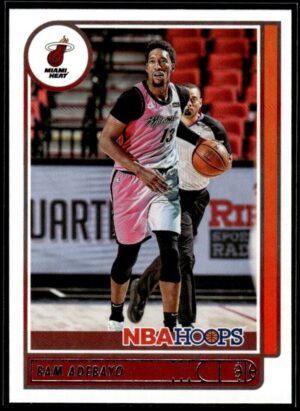 _10 2021 NBA Hoops Miami Heat #20 Bam Adebayo