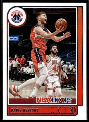 _10 2021 NBA Hoops Washington Wizards #130 Davis Bertans