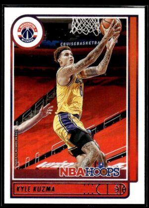 _10 2021 NBA Hoops Washington Wizards #166 Kyle Kuzma