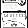 2021 NBA Hoops Los Angeles Clippers #96 Nicolas Batum