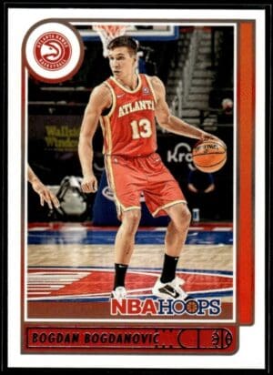 _10 2021 NBA Hoops Atlanta Hawks #168 Bogdan Bogdanovic