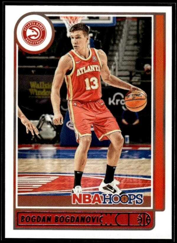 2021 NBA Hoops Atlanta Hawks #168 Bogdan Bogdanovic