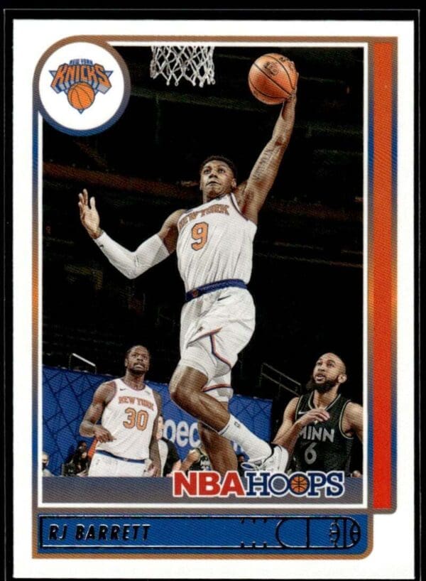 _10 2021 NBA Hoops New York Knicks #137 RJ Barrett