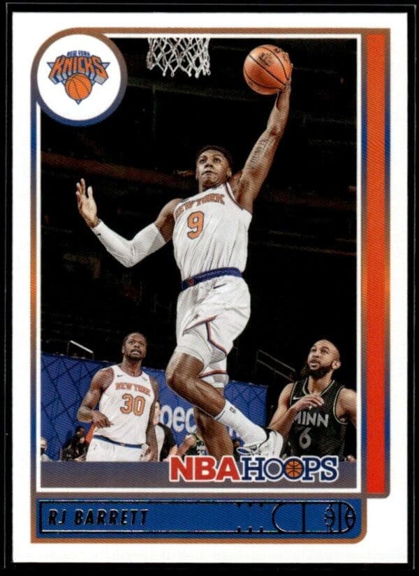 _10 2021 NBA Hoops New York Knicks #137 RJ Barrett