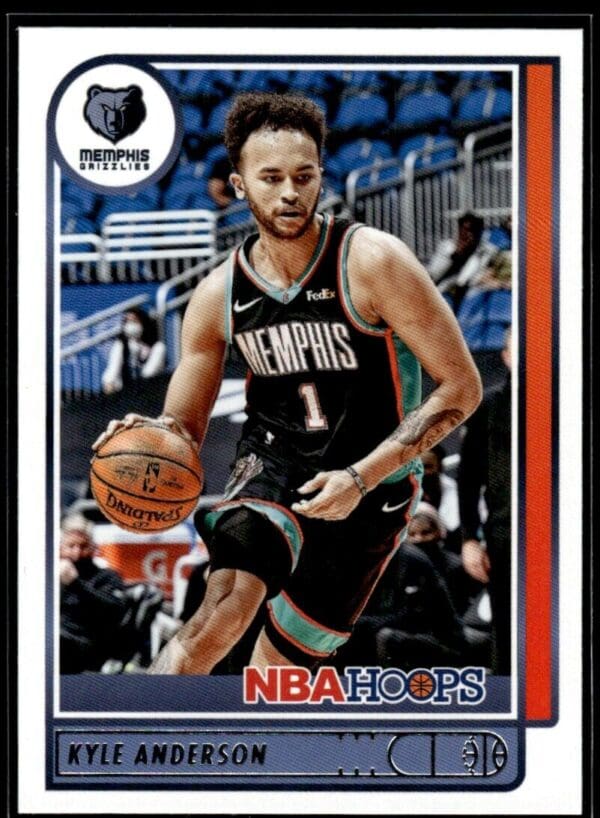 _10 2021 NBA Hoops Memphis Grizzlies #162 Kyle Anderson