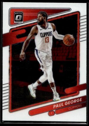2021 Donruss Optic Los Angeles Clippers #10 Paul George