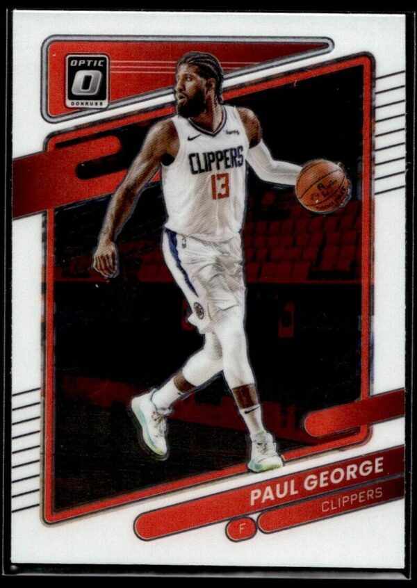 _10 2021 Donruss Optic Los Angeles Clippers #10 Paul George
