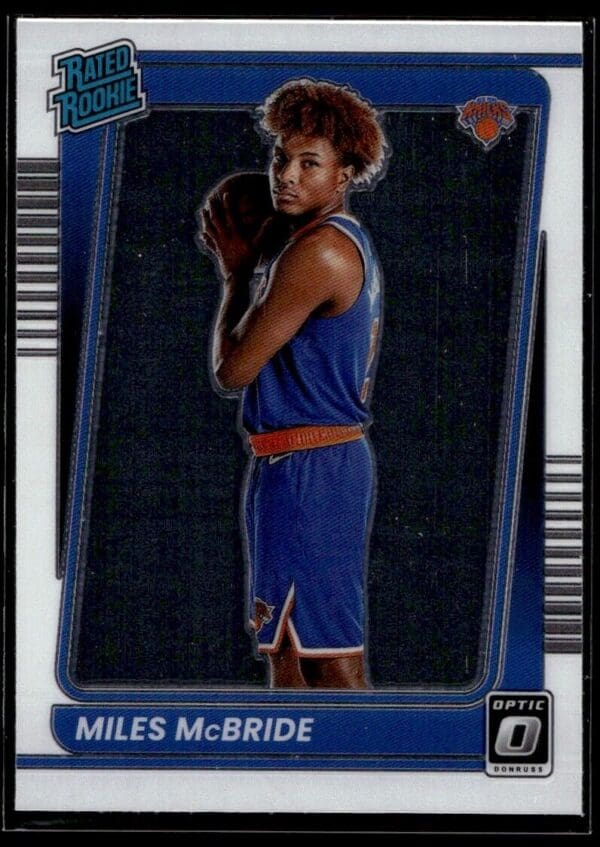 2021 Donruss Optic New York Knicks #174 Miles McBride RC Rookie