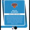 2021 Donruss Optic New York Knicks #174 Miles McBride RC Rookie