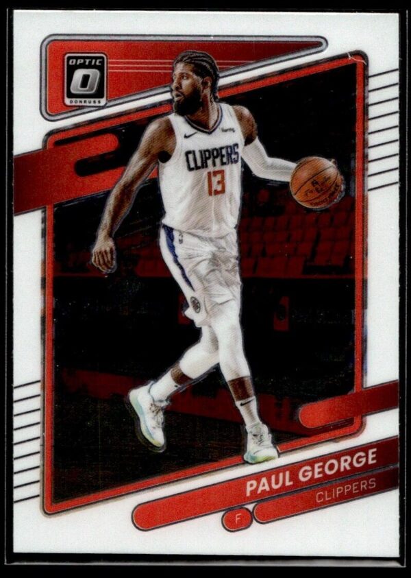 _10 2021 Donruss Optic Los Angeles Clippers #10 Paul George