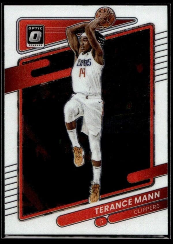 _10 2021 Donruss Optic Los Angeles Clippers #72 Terance Mann