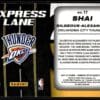 2021 Donruss Optic Express Lane Oklahoma City Thunder #17 Shai Gilgeous-Alexande