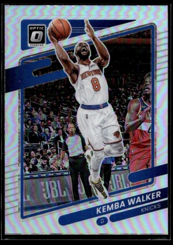2021 Donruss Optic New York Knicks #47 Kemba Walker Holo Prizm