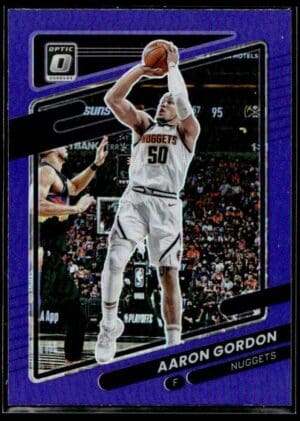 2021 Donruss Optic Denver Nuggets #140 Aaron Gordon Purple Prizm