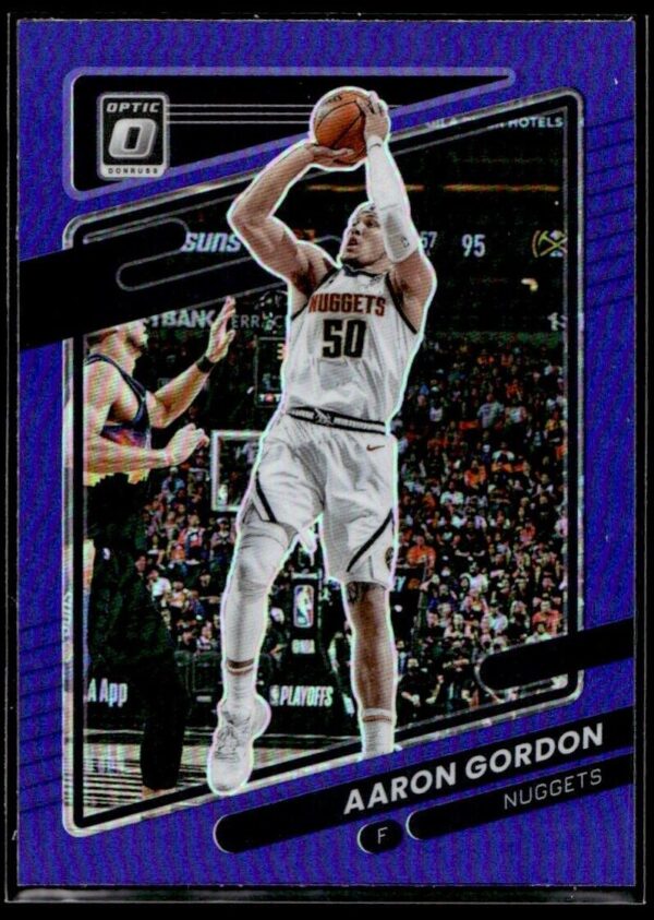 2021 Donruss Optic Denver Nuggets #140 Aaron Gordon Purple Prizm