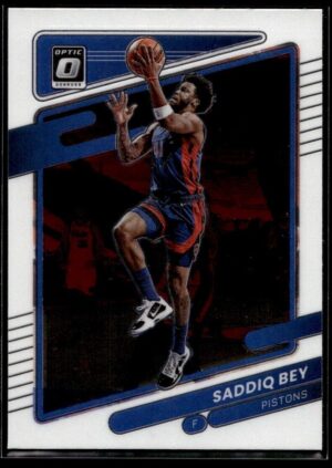 _10 2021 Donruss Optic Detroit Pistons #126 Saddiq Bey