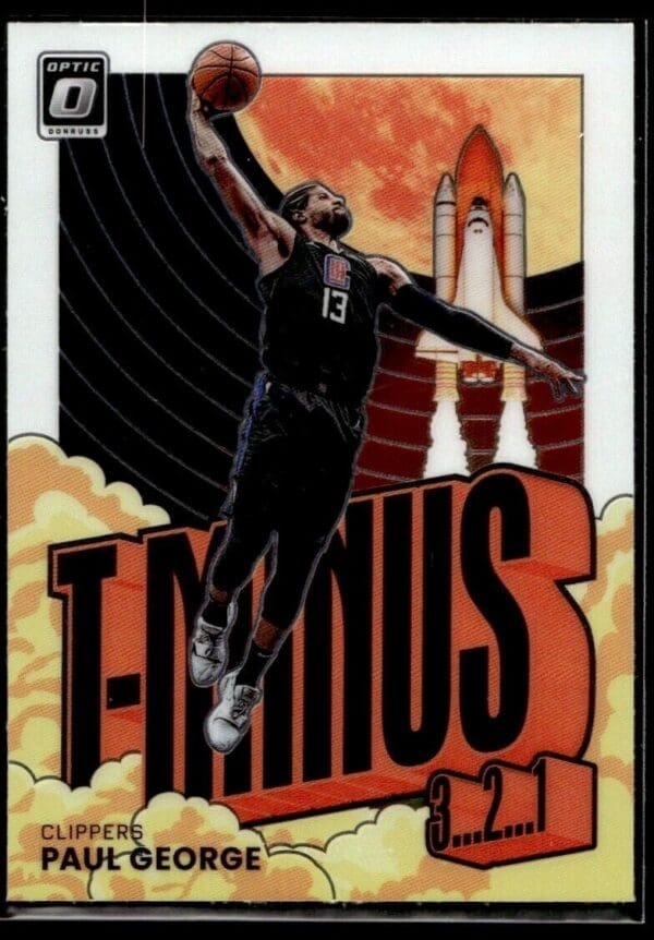 2021 Donruss Optic T-Minus 3...2...1... Los Angeles Clippers #9 Paul George