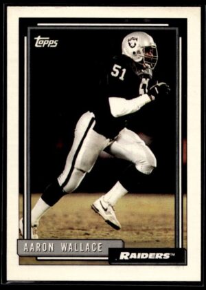 1992 Topps Los Angeles Raiders #584 Aaron Wallace