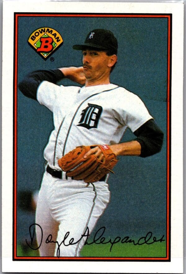 1989 Bowman Detroit Tigers #94 Doyle Alexander