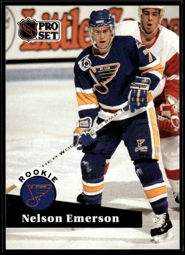 1991 Pro Set St. Louis Blues #557 Nelson Emerson