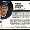 1991 Pro Set St. Louis Blues #557 Nelson Emerson