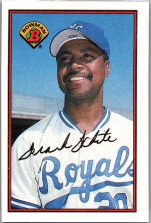 1989 Bowman Kansas City Royals #122 Frank White