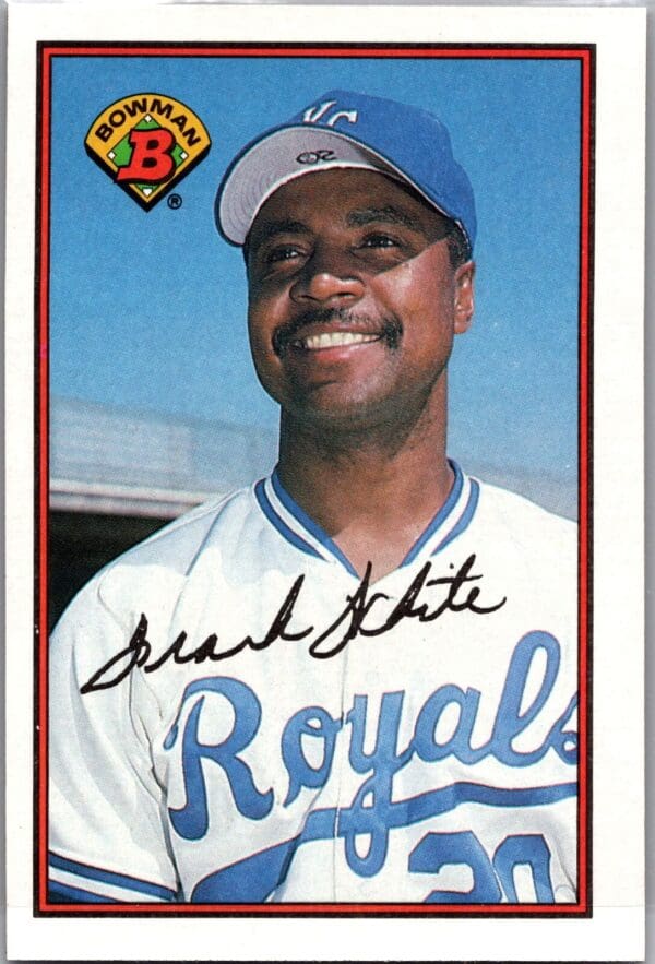 1989 Bowman Kansas City Royals #122 Frank White