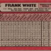 1989 Bowman Kansas City Royals #122 Frank White