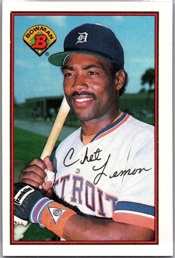1989 Bowman Detroit Tigers #108 Chet Lemon