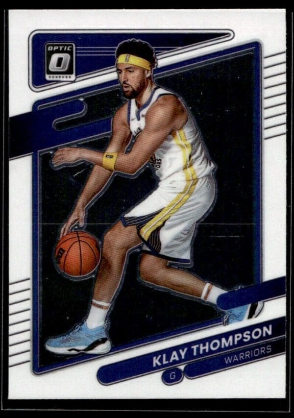 2021 Donruss Optic Golden State Warriors #124 Klay Thompson