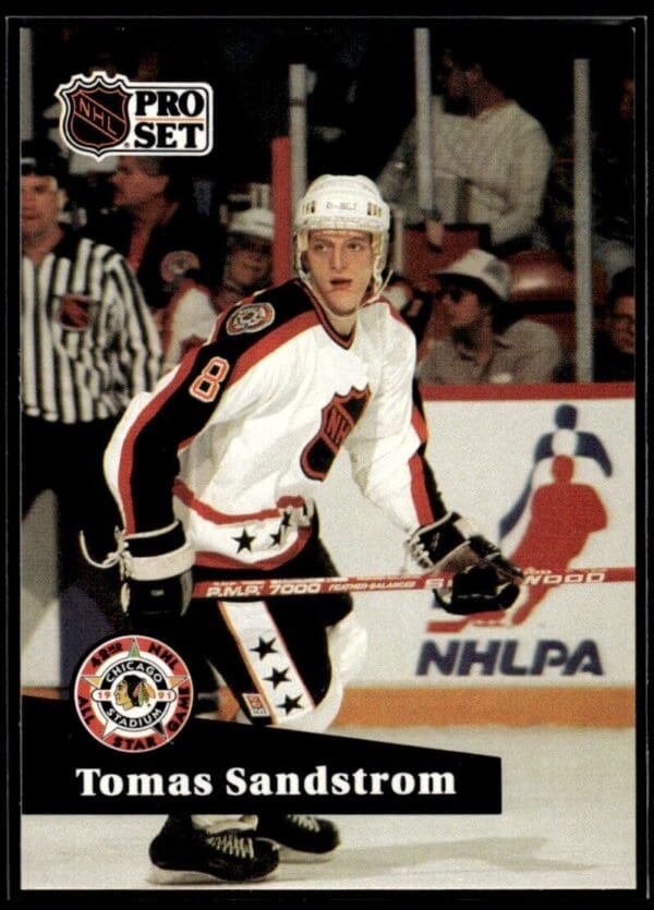 1991 Pro Set Los Angeles Kings #287 Tomas Sandstrom
