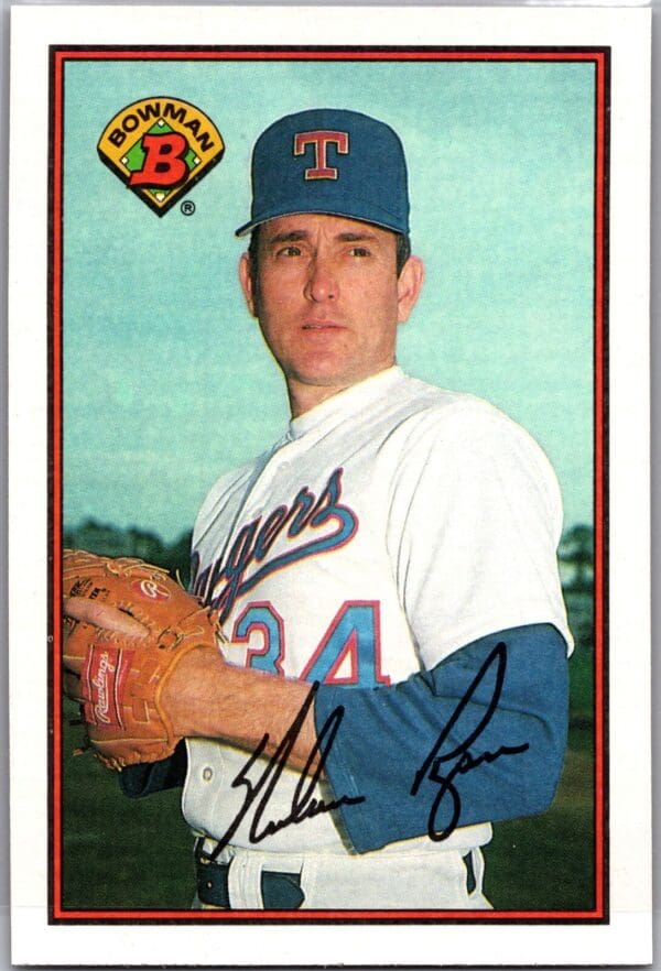 1989 Bowman Texas Rangers #225 Nolan Ryan