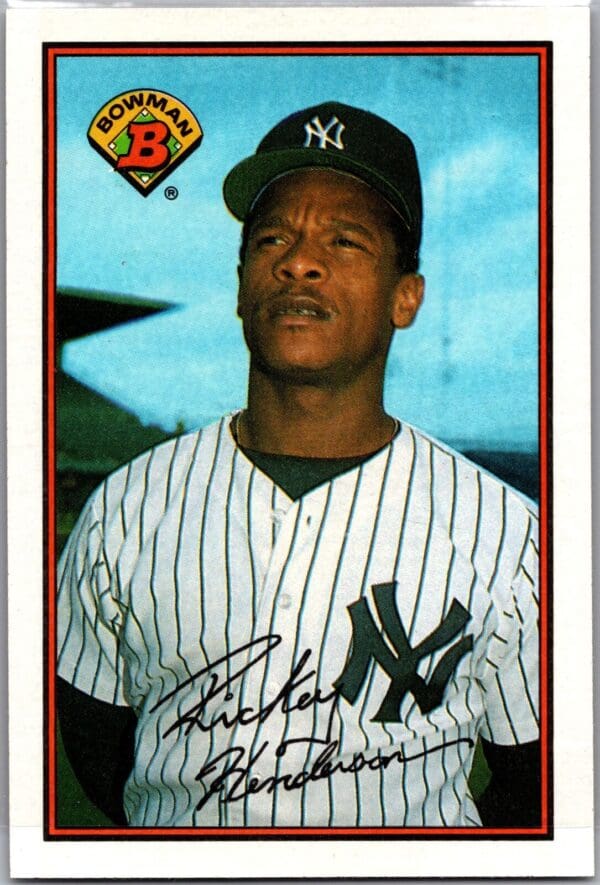 1989 Bowman New York Yankees #181 Rickey Henderson