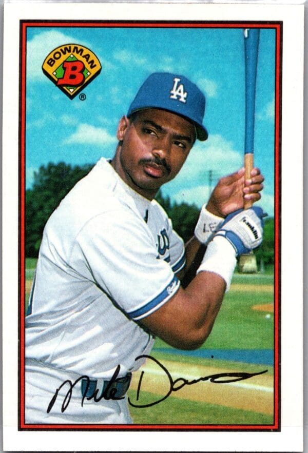 1989 Bowman Los Angeles Dodgers #352 Mike Davis