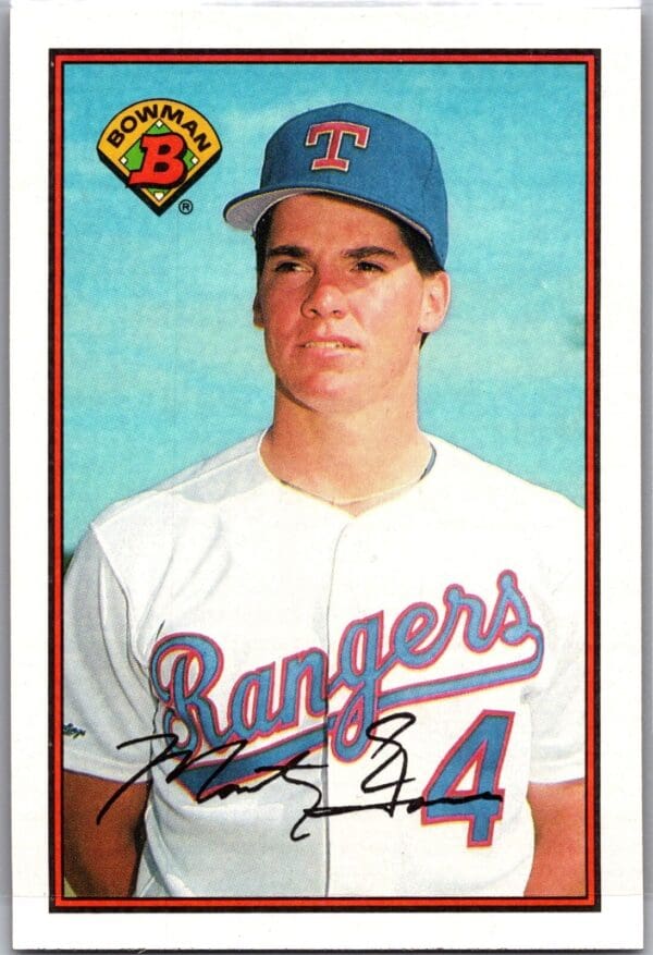 1989 Bowman Texas Rangers #233 Monty Fariss RC Rookie