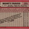 1989 Bowman Texas Rangers #233 Monty Fariss RC Rookie