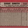 1989 Bowman Houston Astros #317 Dave Smith