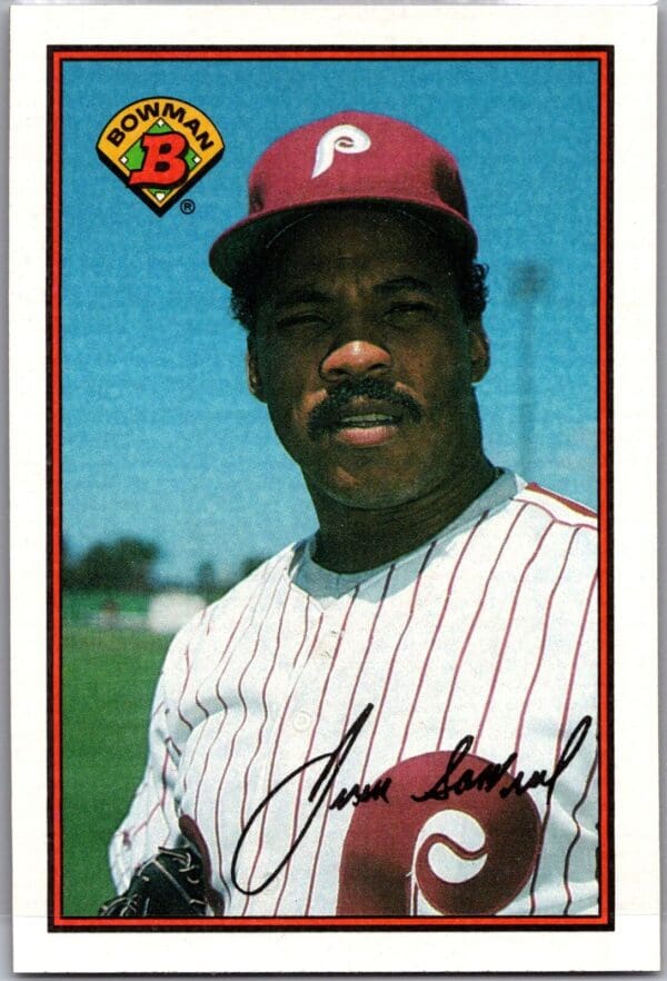 1989 Bowman Philadelphia Phillies #405 Juan Samuel