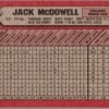 1989 Bowman Chicago White Sox #61 Jack McDowell