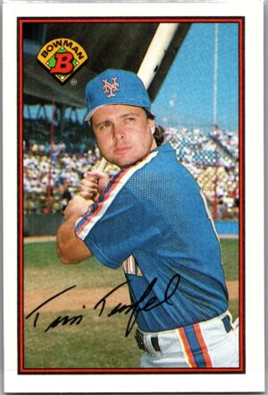 1989 Bowman New York Mets #382 Tim Teufel
