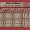 1989 Bowman New York Mets #382 Tim Teufel