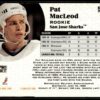 1991 Pro Set San Jose Sharks #559 Pat MacLeod RC Rookie
