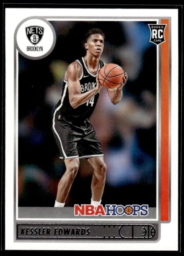 2021 NBA Hoops Brooklyn Nets #246 Kessler Edwards RC Rookie